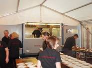 Mobile Kitchen - In use within Marquee