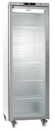 Gram Compact KG 410 LG Single Door Upright Display Fridge