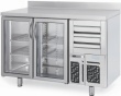 2 Door Refrigerated Display Prep Counters
