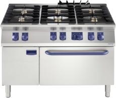 Electrolux Elco 700HP 178608 6 Burner Dual Fuel Oven With Cupboard