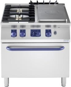 Electrolux Elco 700HP 178683 Solid Top Oven With 2 Burners