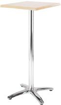 Lemon Alu-Table Square Poseur Table (4-Star Base)