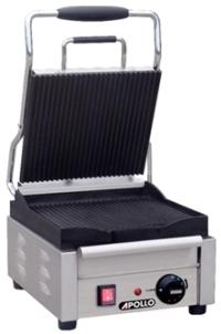 Apollo ACGS-R Single Ribbed Contact Grill