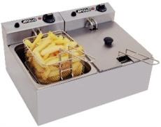 Apollo ADF10 Twin Tank Electric Fryer