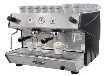 Brasilia Cadetta Std Height 2 - 3 Group Semi-Automatic Espresso Machine