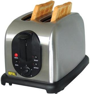 Buffalo CC910 2 Slot Stainless Steel Toaster