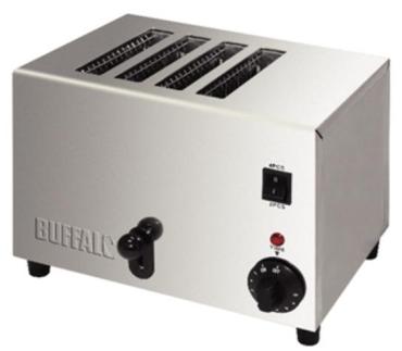 Buffalo CE528 Stainless Steel 4 Slot Toaster - ck0986