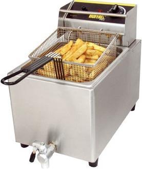 Buffalo L300 Single Tank Electric Fryer With Tap