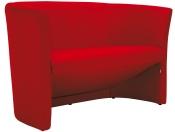 Frovi C3009 2-Seater Settee Upholstered In Blue/Burgundy Citadel Tweed