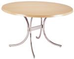 Frovi C30V Large Round Dining Table With Moulded Top In Beech