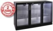 Scanfrost CBB1352S Triple Sliding Door Back Bar Chiller