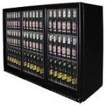 Scanfrost CBS1352 Stainless Steel Triple Door Hinged Back Bar Chiller