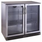 Scanfrost CBS902S Stainless Steel Sliding Double Door Back Bar Chiller