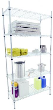 Cater-Cook 5 Tier Chrome Shelving Unit - CK0011