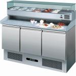 Forcar S903PZ VRX 3 Door Granite Prep Counter + Gastro Well CK0410
