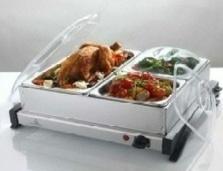 CK1004 - 3 Pan Dry Heat Buffet Server