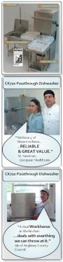 Cater-Wash CK720ABS Heavy Duty KIWA Approved Passthrough Dishwasher
