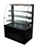 Scanfrost CPD945BL/CPD1245BL Black Patisserie Display Cabinet