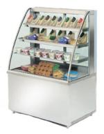 Scanfrost CPD945R/CPD1245R Stainless Steel Patisserie Display Cabinet