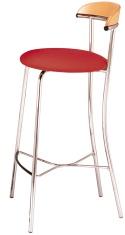 Frovi E75 Bar Stool With Beech Back