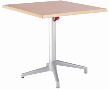 Frovi Flip Stainless \b{Fusion} Square Dining Table