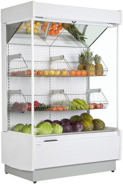 Frilixa VIZELA 2 White Wall Site Fruit & Veg Multideck Display Fridge
