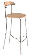Frovi Crescent E75B Bar Stool in Beech