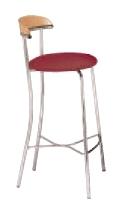 Frovi E75UFB Crescent Upholstered Bar Stool