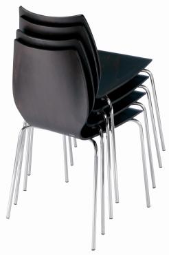 Frovi Shell W39 Dining Chair in Wenge