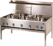 G1659 Five Burner Wok Station