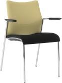 Frovi K60UA/FB Talk Conference Armchair In Upholstered Fabric