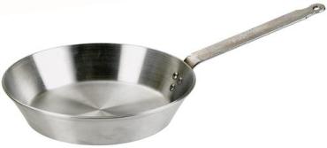 Ground Base Frying Pan With Metal Handle