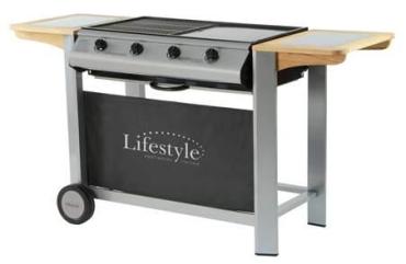 Lifestyle LFS402 Aurora 4-Burner Flatbed Gas BBQ