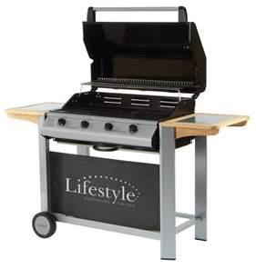 Lifestyle LFS402 Aurora 4-Burner Hooded Gas BBQ