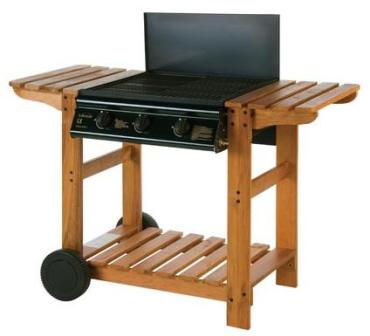 Lifestyle LFS422 Savannah 3-Burner Flatbed Gas BBQ