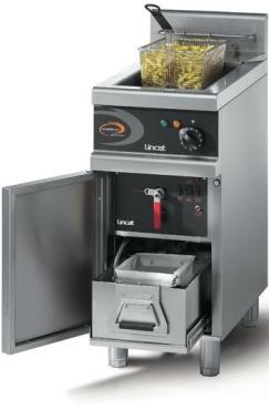 Lincat OG7115/F Single Tank Gas Fryer With Built-In Oil Filtration