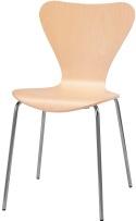 Lemon Fin LM34B Dining Chair In Beech