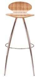 Frovi SG16Z Bar Stool With Zebrano Seat