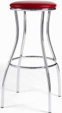 Frovi T130U 'Bottle' Style Stool With Upholstered Seat In Standard Fabric