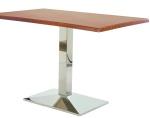 Frovi T7008C Rectangular Dining Table With Moulded Top In Zebrano