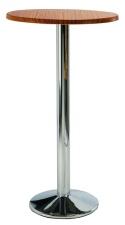 Frovi T7505C Poseur Table With Moulded Top In Zebrano