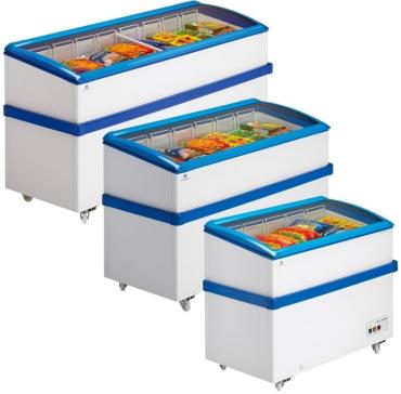 Arcaboa VCL Hinged Glass Lid Chest Freezer