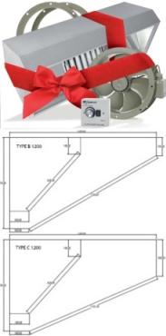 Parry 1200mm Deep Commercial Extraction Canopy Value Pack