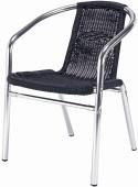 Lemon WA14EB Breeze Armchair In Black Wicker