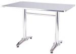 Frovi WA21 Aluminium Rectangular Table With Stainless Steel Top