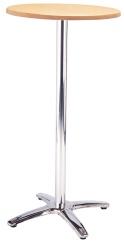 Frovi WA5-4 Aluminium Poseur Table With Moulded Top (4-Star Base)