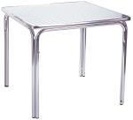 Frovi WA8-4 Aluminium 4-Leg Table With Stainless Steel Top