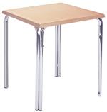 Frovi WA8-4 Aluminium 4-Leg Table With Moulded Top