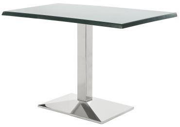 Frovi Wedge Chrome \b{Fusion} Rectangular Dining Table