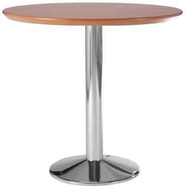 Frovi Wedge Chrome \b{Accent} Dining Table